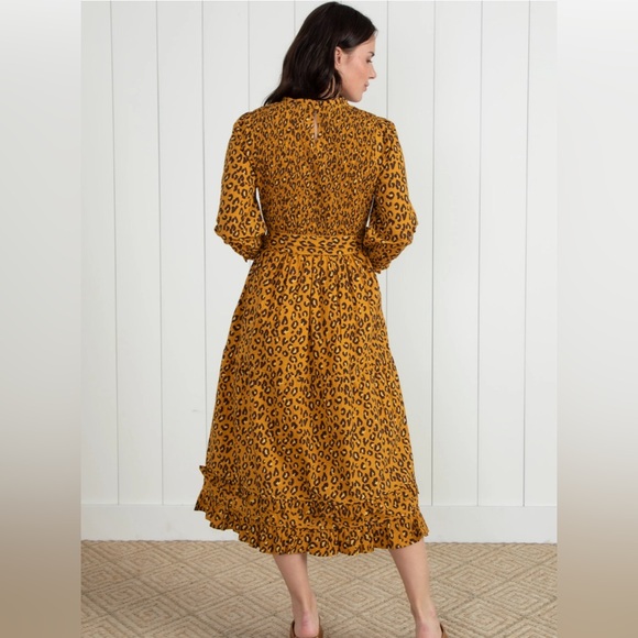 Printfresh NWT First Impressions dress Safari Sunset lounging leopard XL cotton - Picture 5 of 10